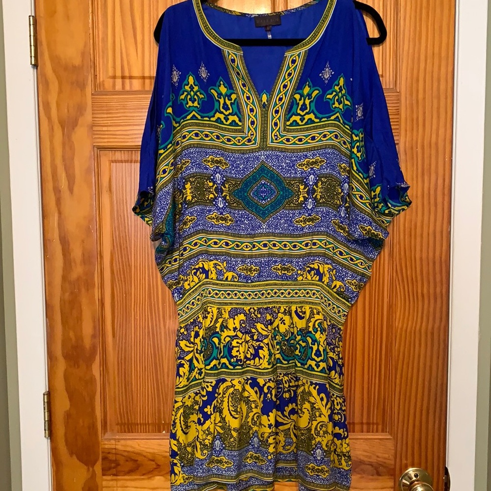 Silk Hale Bob Cut-out Shoulder dress
